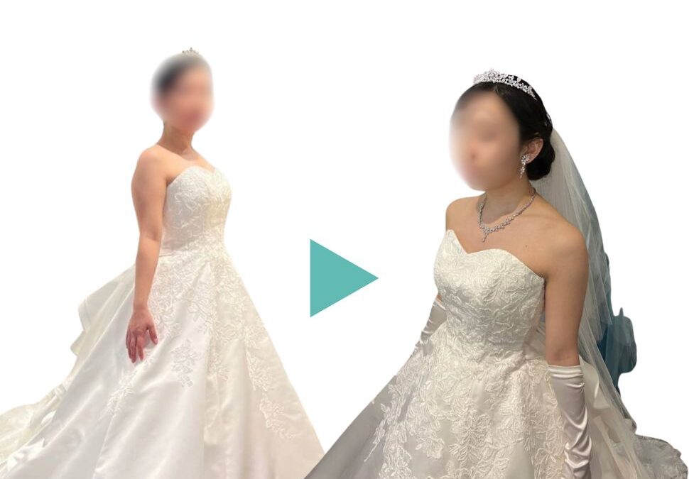 ドレス映えする肩甲骨ラインの例｜BREEZE 梅田店