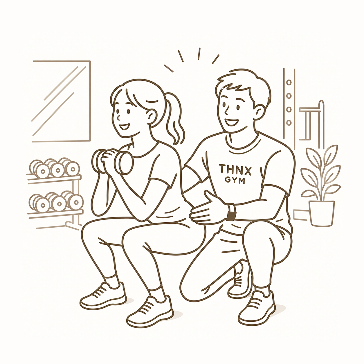 マンツーマントレーニングアイコン