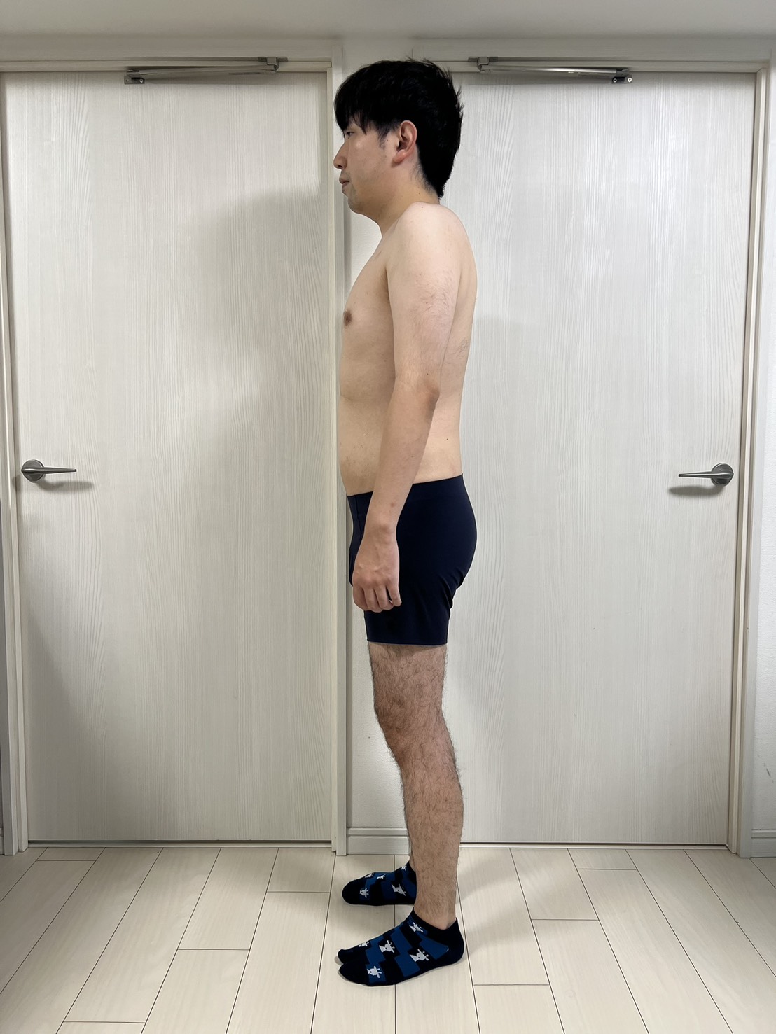 男性会員様のビフォー写真 体重68.2kg ウエスト89.0cm